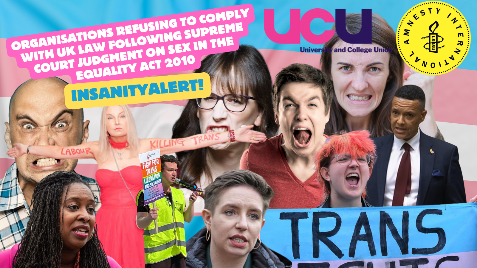 Organisations Refusing to Comply with UK Law Following Supreme Court Judgment on Sex in the Equality Act 2010