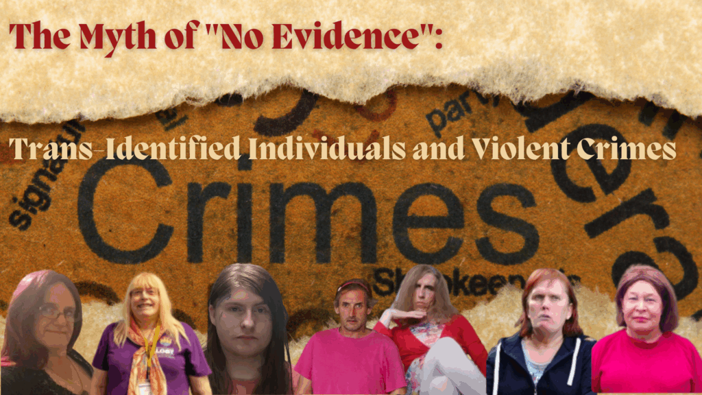 The Myth of "No Evidence": Trans-Identified Individuals and Violent Crimes